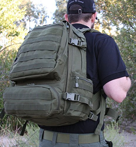 Military & Navy Backpack with Hydration Pocket
