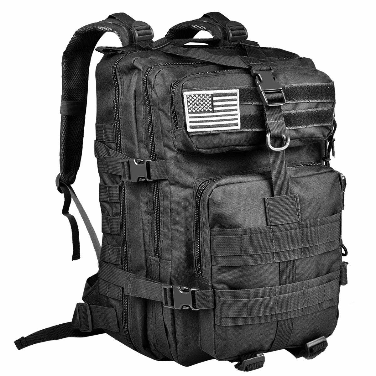 Navy, Army & Military Tactical Molle Backpack for Survival, Hunting & Hiking