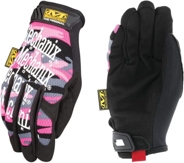 Original Women's Work Gloves – Synthetic Leather, Touchscreen Compatible, Pink