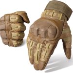Tactical Gloves – Faux Leather, Touchscreen Compatible, Full Finger