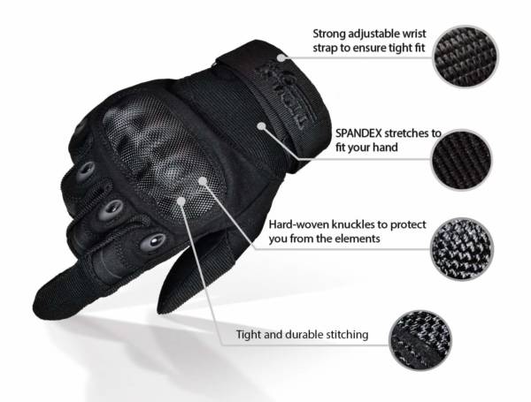 TitanOps Gear Hard Knuckle Gloves