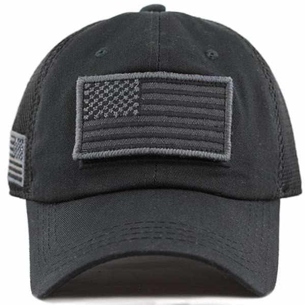 USA Flag Patch Buckle Mesh Cap