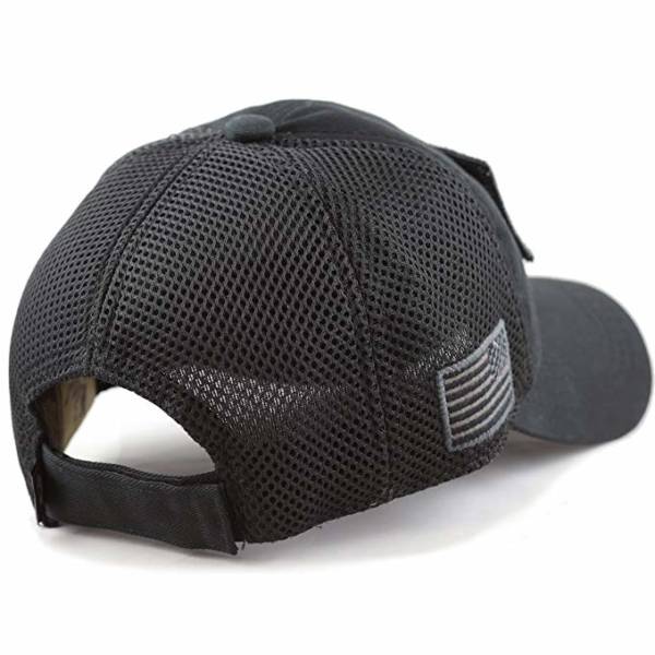 USA Flag Patch Buckle Mesh Cap