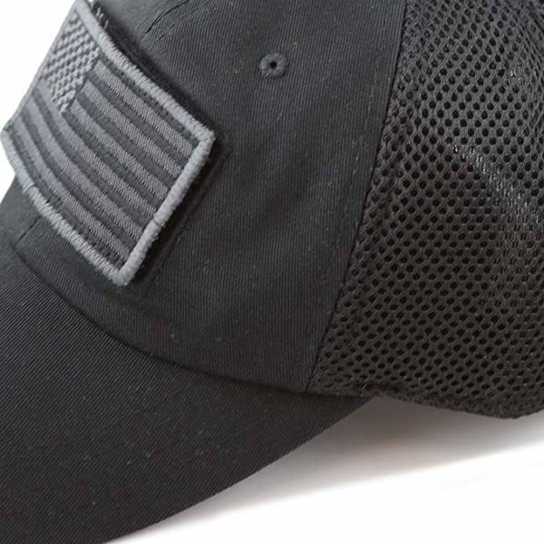 USA Flag Patch Buckle Mesh Cap